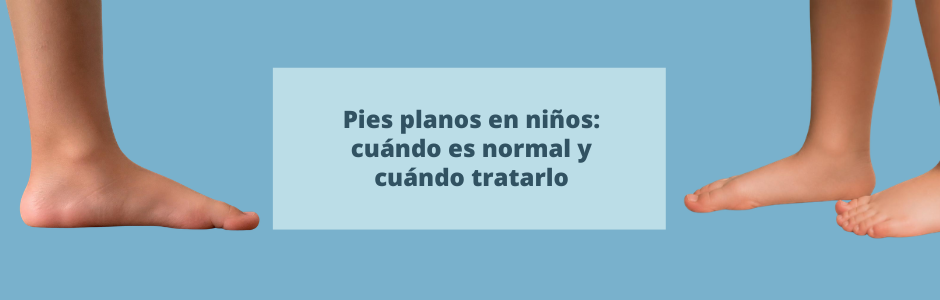 Pies planos en niños